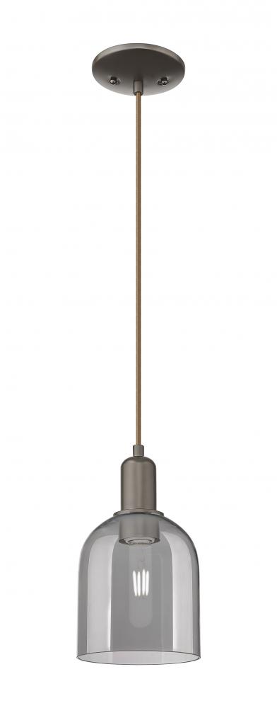 Bella - 1 Light - 6 inch - Oil Rubbed Bronze - Cord hung - Mini Pendant