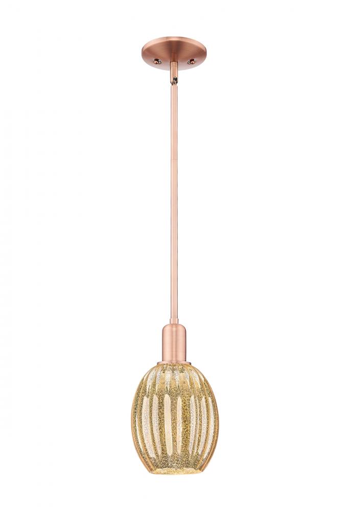 Preston Bulb - 1 Light - 6 inch - Antique Copper - Mini Pendant