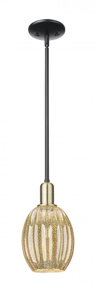 Preston Bulb - 1 Light - 6 inch - Black Antique Brass - Mini Pendant