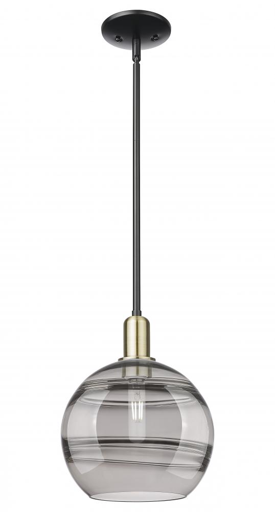 Rochester - 1 Light - 10 inch - Black Antique Brass - Stem hung - Mini Pendant