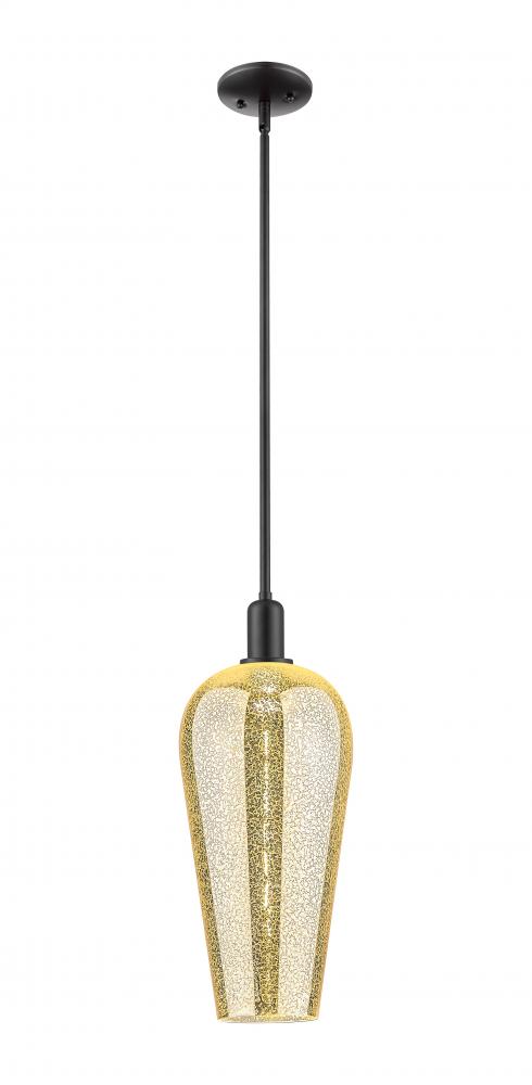 Chelsea - 1 Light - 6 inch - Matte Black - Mini Pendant