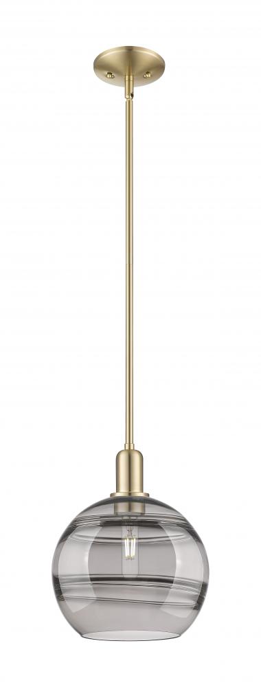 Rochester - 1 Light - 10 inch - Champagne Bronze - Stem hung - Mini Pendant