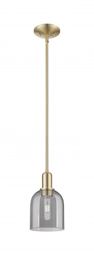 Bella - 1 Light - 6 inch - Champagne Bronze - Stem hung - Mini Pendant