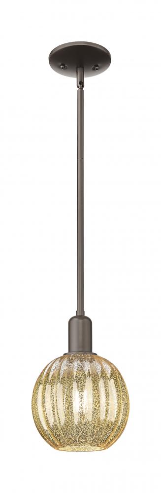 Preston Globe - 1 Light - 6 inch - Oil Rubbed Bronze - Mini Pendant