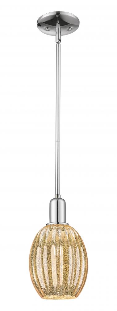 Preston Bulb - 1 Light - 6 inch - Polished Chrome - Mini Pendant