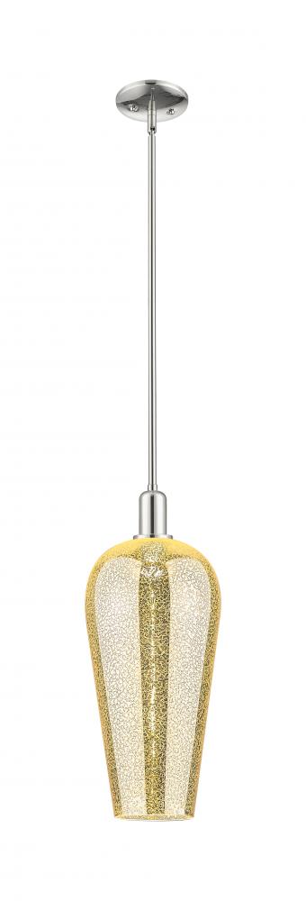 Chelsea - 1 Light - 6 inch - Polished Nickel - Mini Pendant