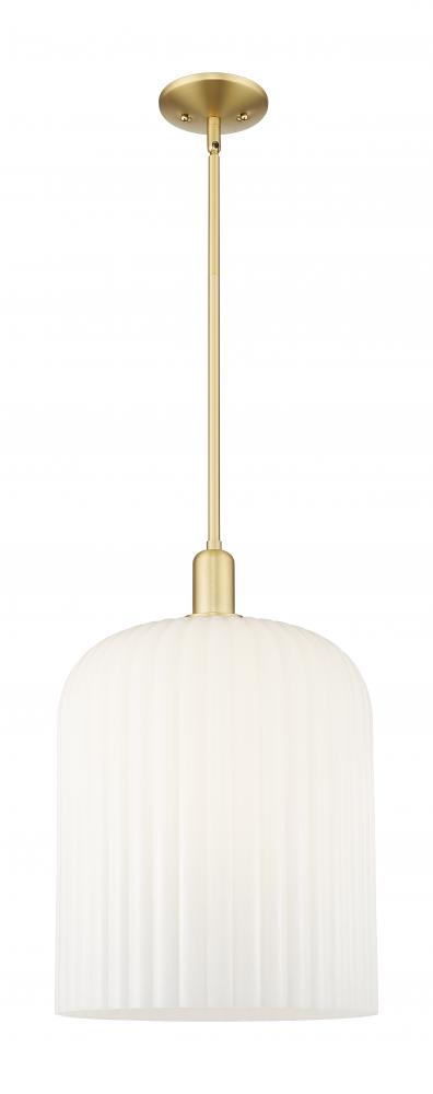 Bridal Veil - 1 Light - 12 inch - Satin Gold - Mini Pendant