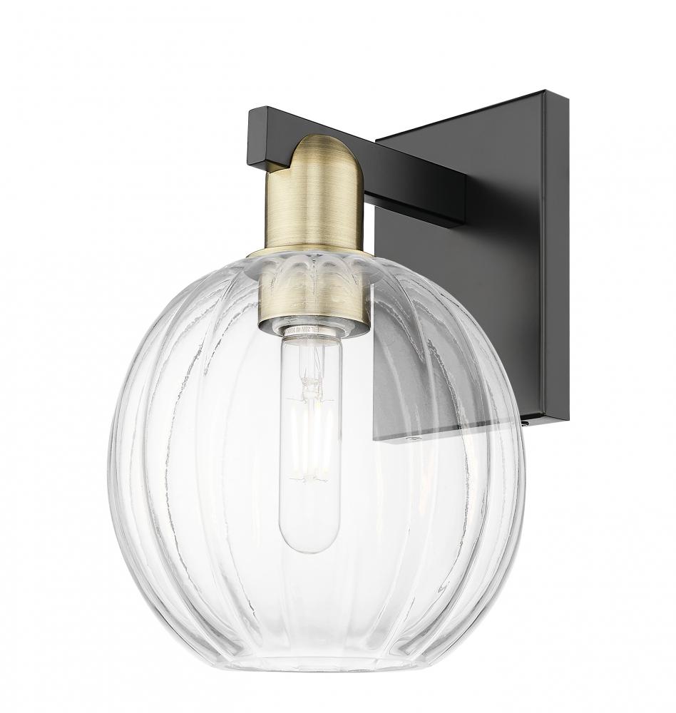 Preston Globe - 1 Light - 6 inch - Black Antique Brass - Sconce