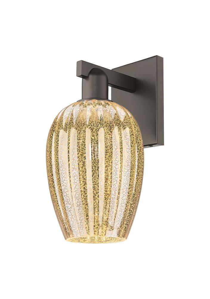 Preston Flute - 1 Light - 6 inch - Oil Rubbed Bronze - Sconce