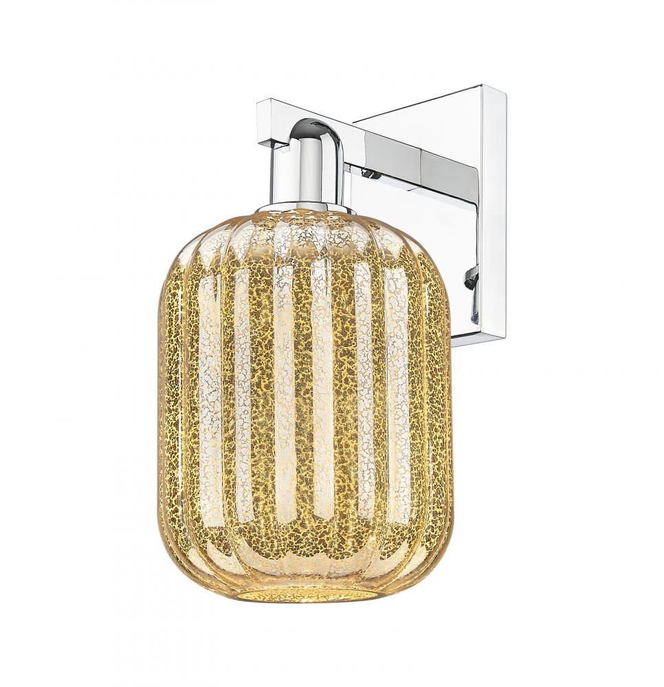Preston Cylinder - 1 Light - 6 inch - Polished Chrome - Sconce