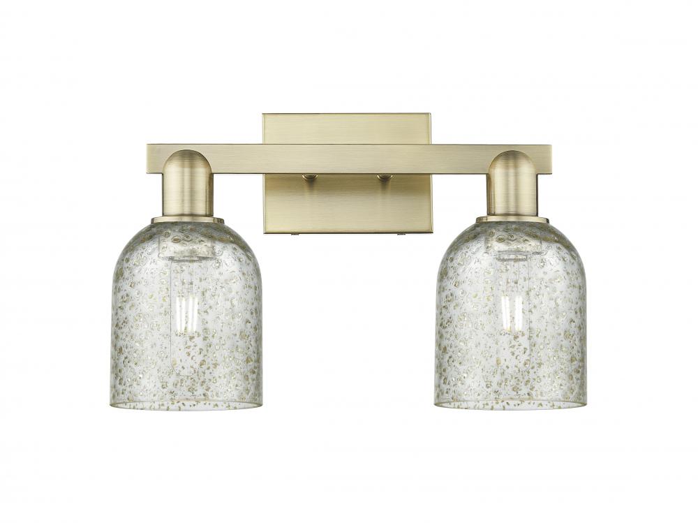 Caledonia - 2 Light - 16 inch - Antique Brass - Bath Vanity Light