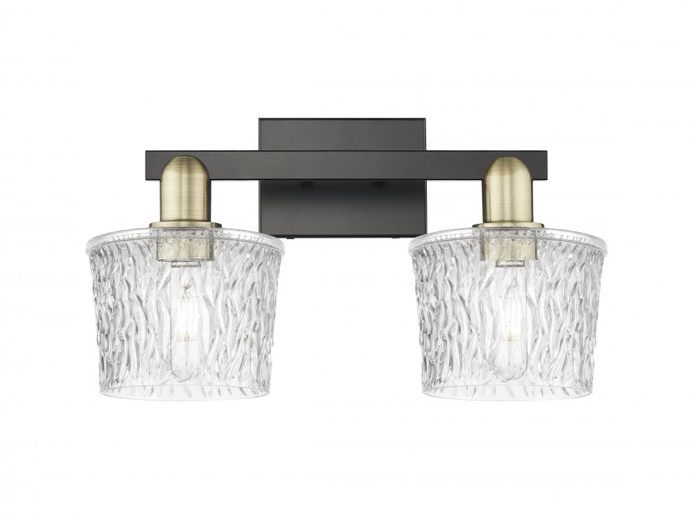 Niagara - 2 Light - 18 inch - Black Antique Brass - Bath Vanity Light