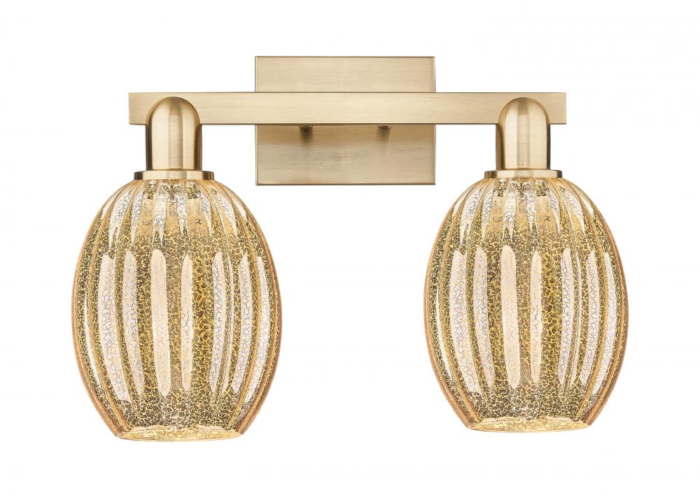 Preston - 2 Light - 16 inch - Champagne Bronze - Bath Vanity Light