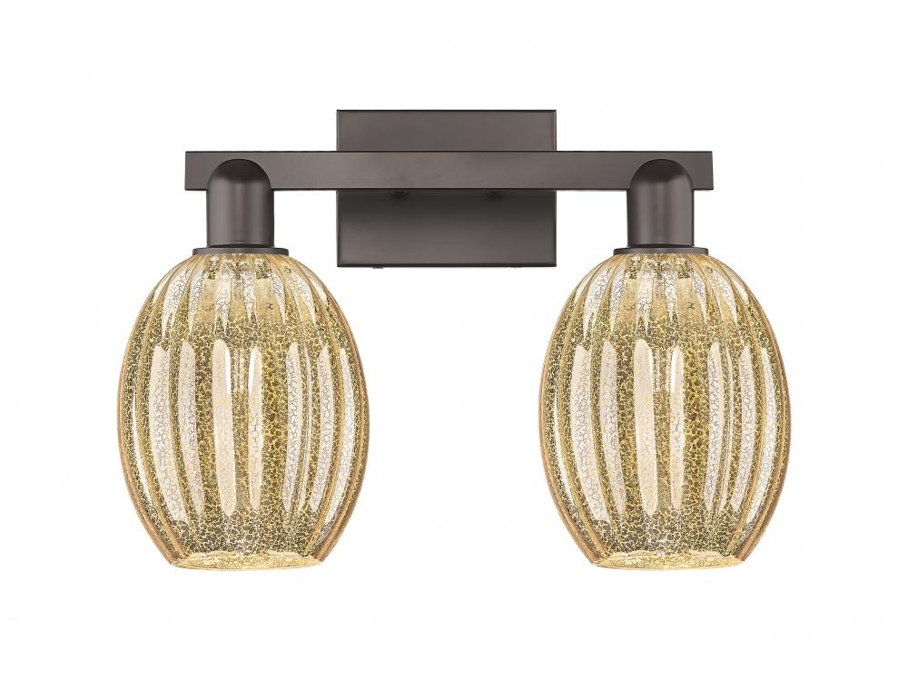 Preston - 2 Light - 16 inch - Oil Rubbed Bronze - Bath Vanity Light
