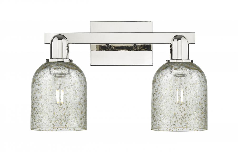 Caledonia - 2 Light - 16 inch - Polished Nickel - Bath Vanity Light
