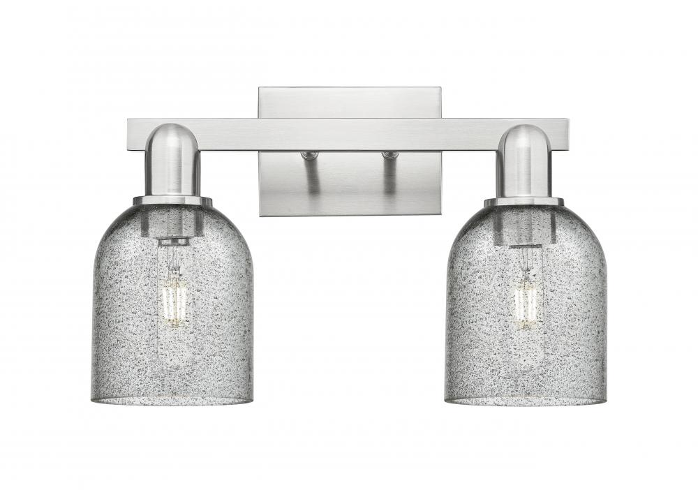 Caledonia - 2 Light - 16 inch - Brushed Satin Nickel - Bath Vanity Light