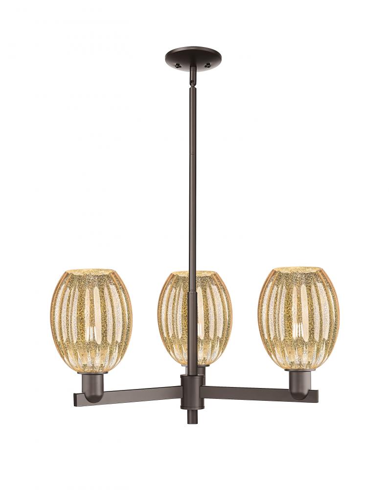 Preston - 3 Light - 18 inch - Oil Rubbed Bronze - Flush Mount