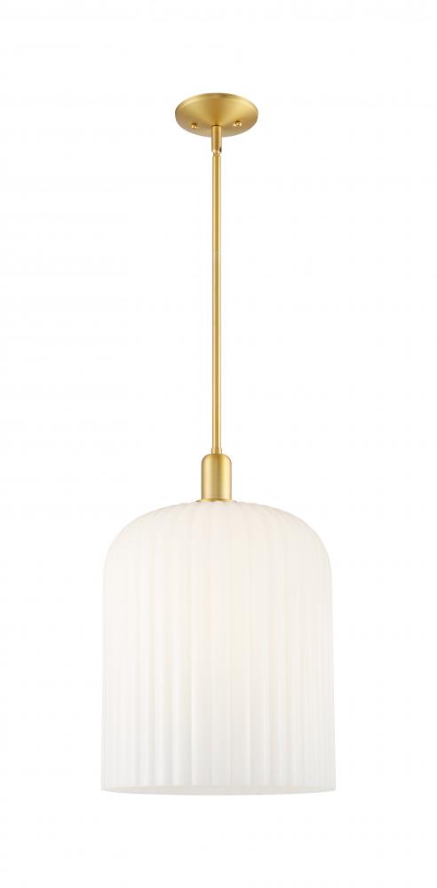 Bridal Veil - 1 Light - 12 inch - Satin Gold - Mini Pendant