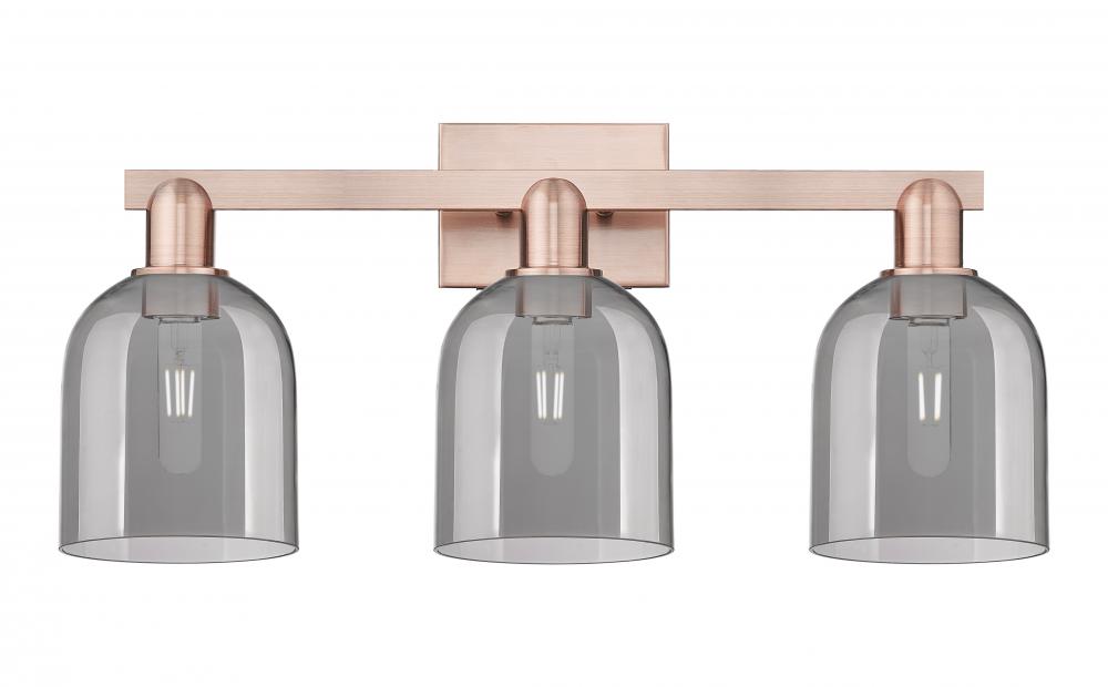 Bella - 3 Light - 25 inch - Antique Copper - Bath Vanity Light