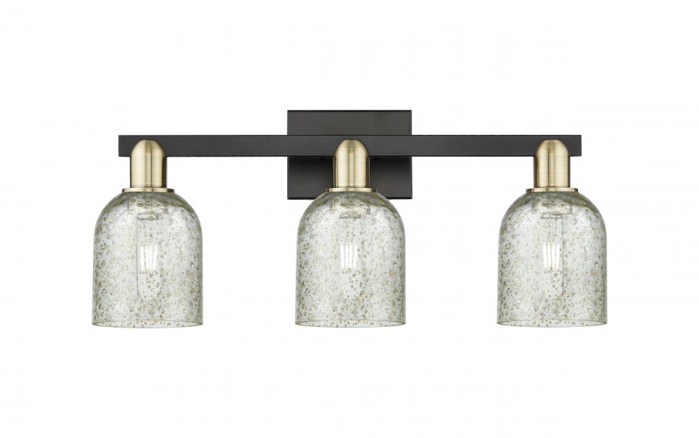 Caledonia - 3 Light - 24 inch - Black Antique Brass - Bath Vanity Light