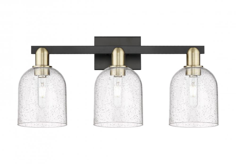 Bella - 3 Light - 25 inch - Black Antique Brass - Bath Vanity Light
