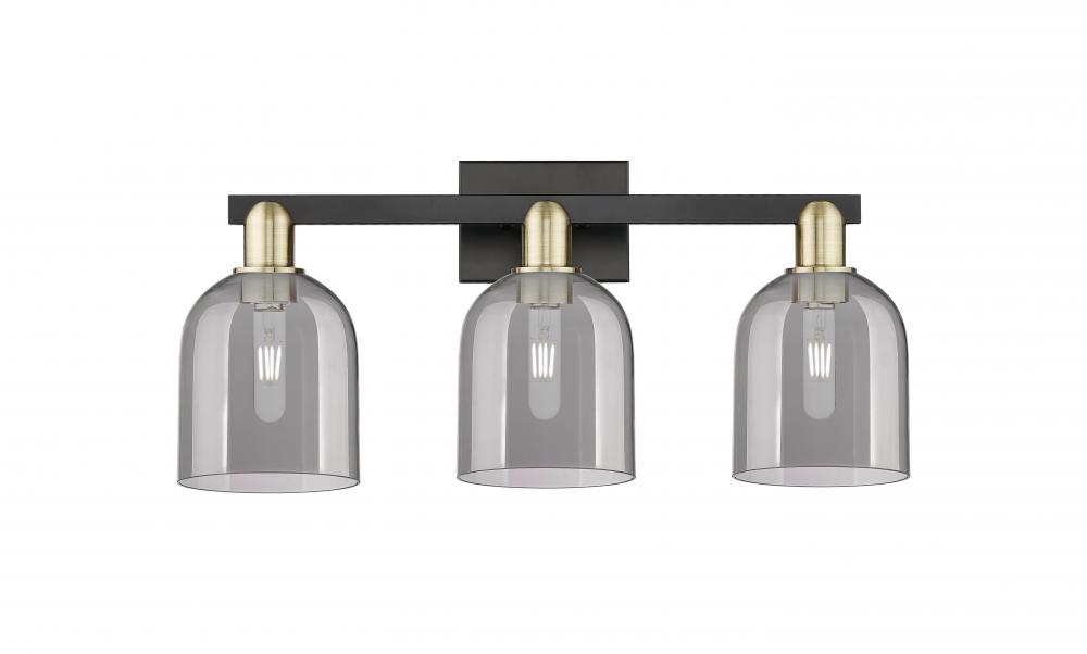Bella - 3 Light - 25 inch - Black Antique Brass - Bath Vanity Light