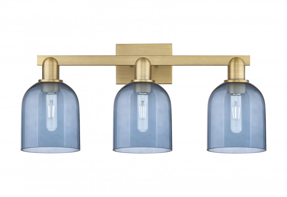 Bella - 3 Light - 25 inch - Brushed Brass - Bath Vanity Light