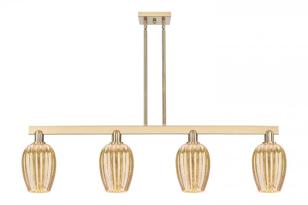 Preston - 4 Light - 48 inch - Champagne Bronze - Cord hung - Island Light