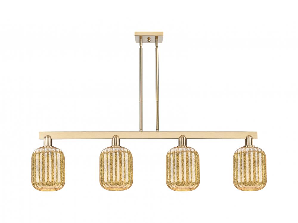 Preston - 4 Light - 48 inch - Champagne Bronze - Cord hung - Island Light