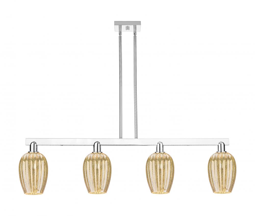 Preston - 4 Light - 48 inch - Polished Chrome - Cord hung - Island Light