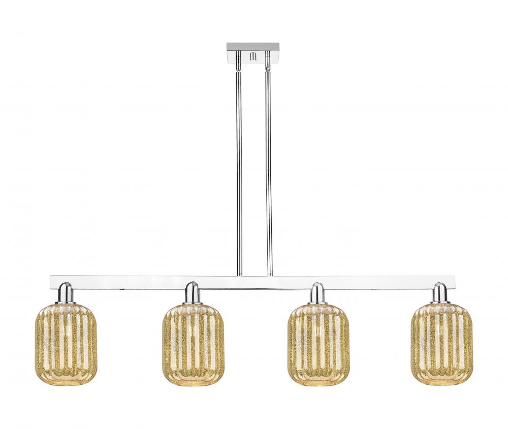Preston - 4 Light - 48 inch - Polished Chrome - Cord hung - Island Light