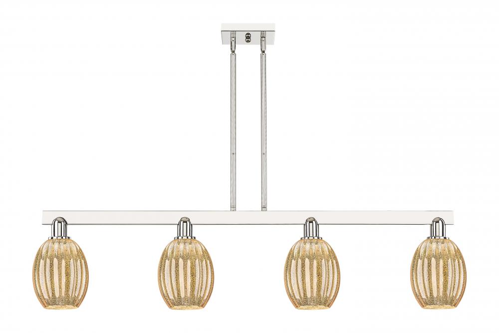 Preston - 4 Light - 48 inch - Polished Nickel - Cord hung - Island Light