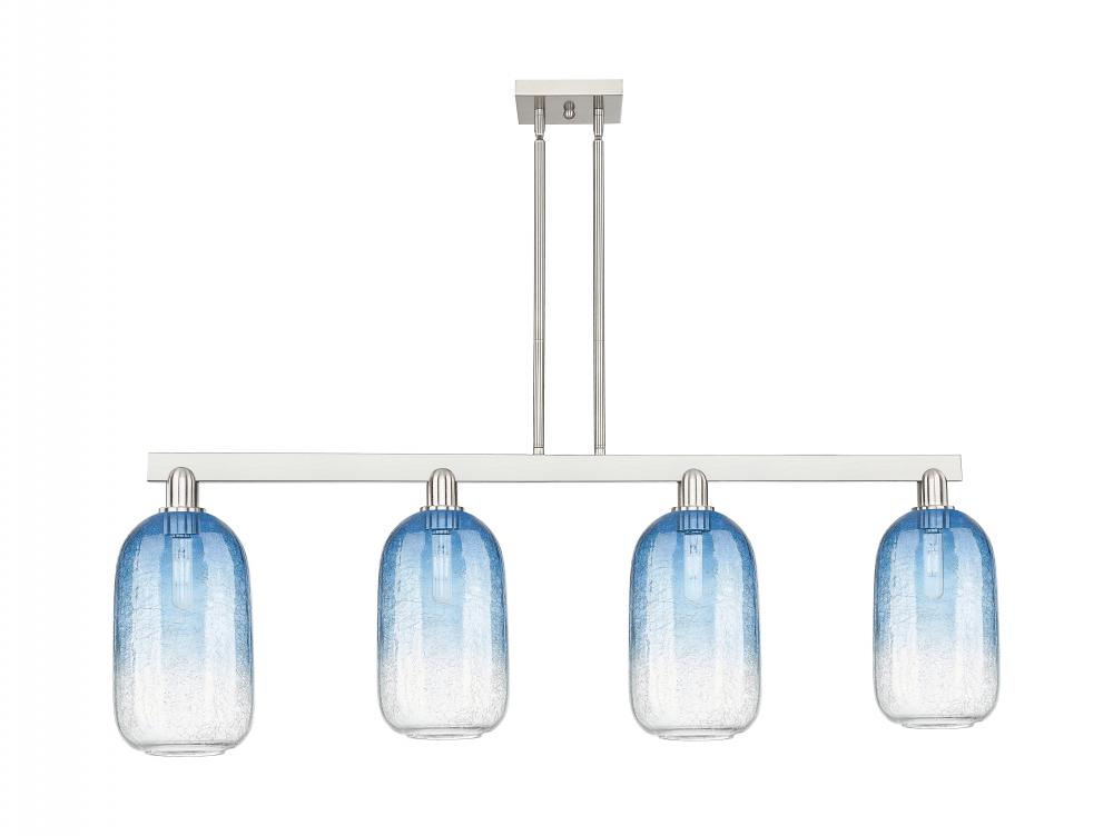 Brookhaven Cloche - 4 Light - 48 inch - Brushed Satin Nickel - Cord hung - Island Light