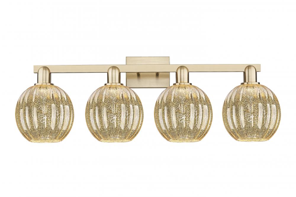 Preston - 4 Light - 36 inch - Champagne Bronze - Bath Vanity Light