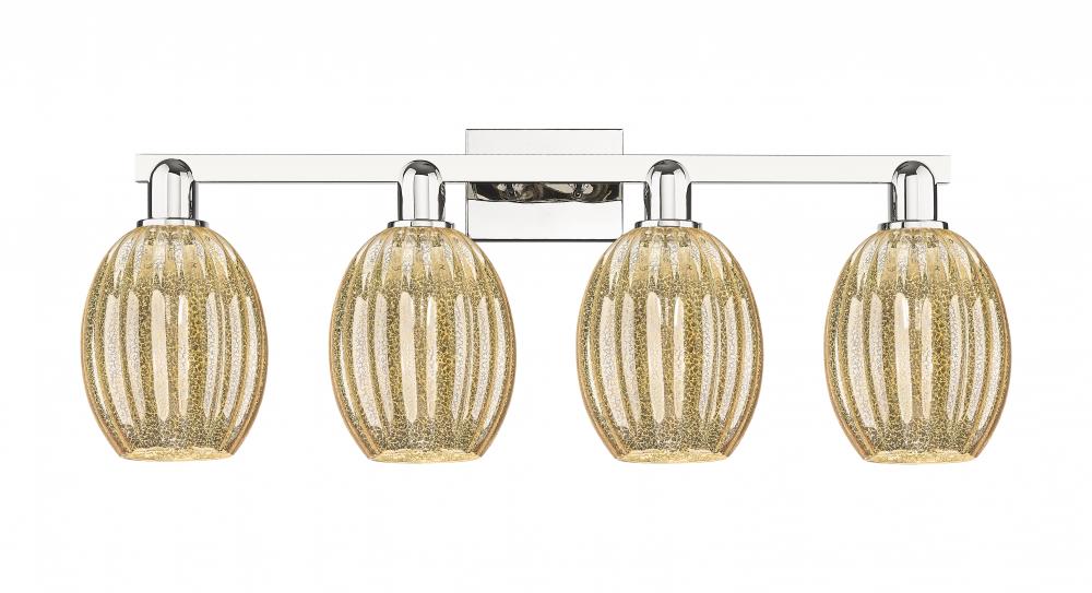 Preston - 4 Light - 36 inch - Polished Nickel - Bath Vanity Light