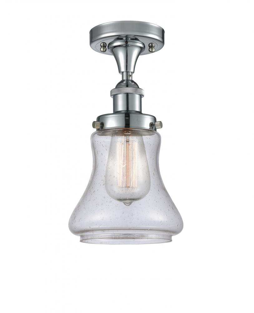 Bellmont - 1 Light - 6 inch - Polished Chrome - Semi-Flush Mount