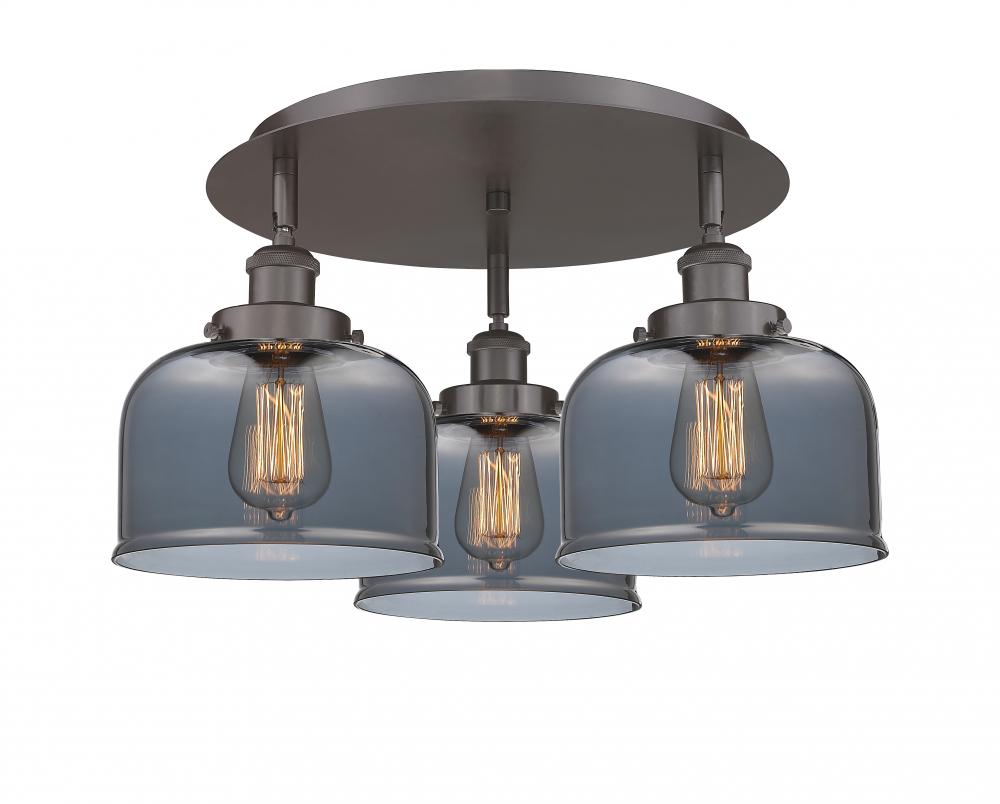 Cone - 3 Light - 20 inch - Oil Rubbed Bronze - Flush Mount