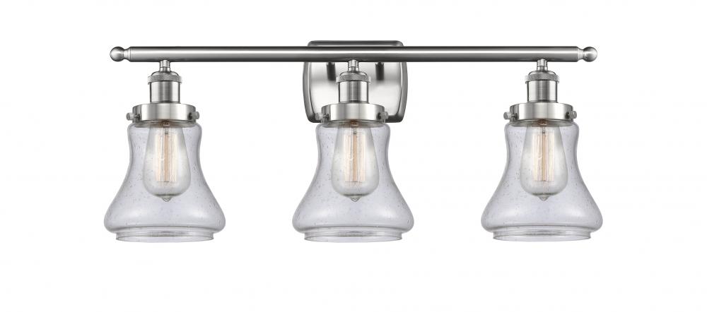 Bellmont - 3 Light - 26 inch - Brushed Satin Nickel - Bath Vanity Light