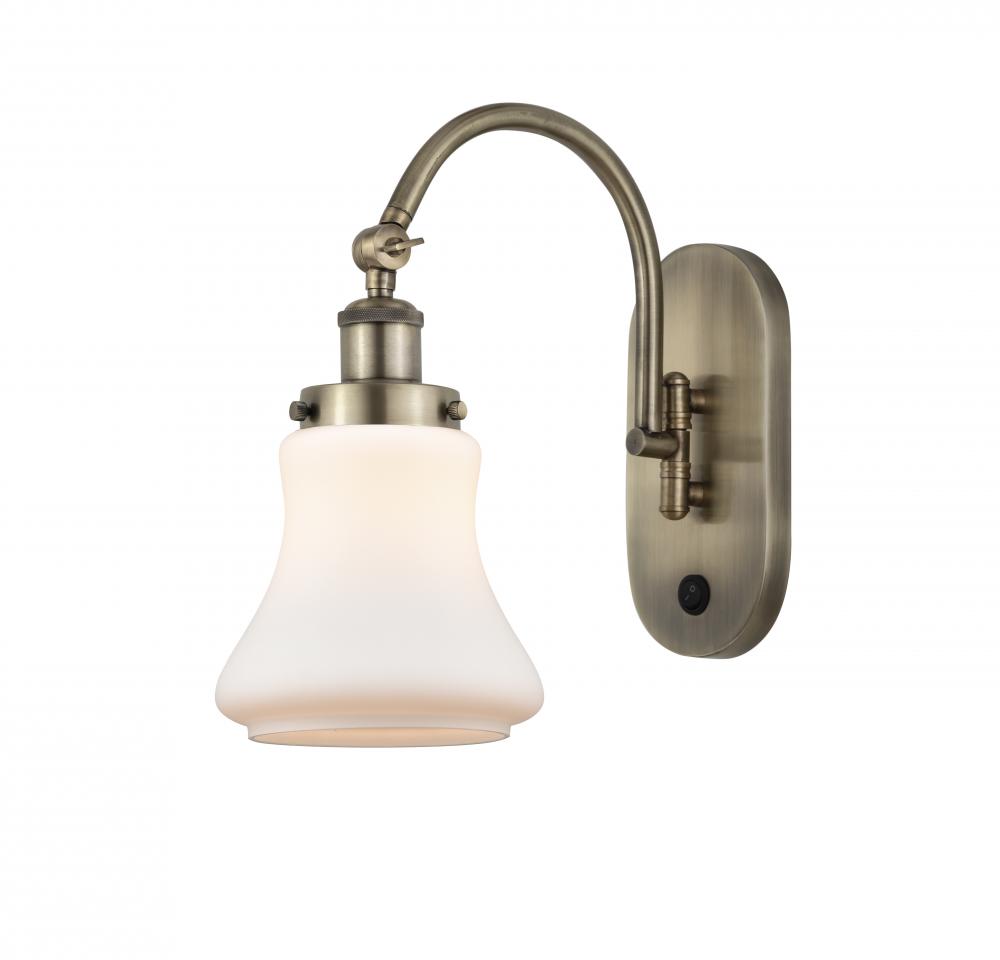 Bellmont - 1 Light - 7 inch - Antique Brass - Adjustable Swing Arm