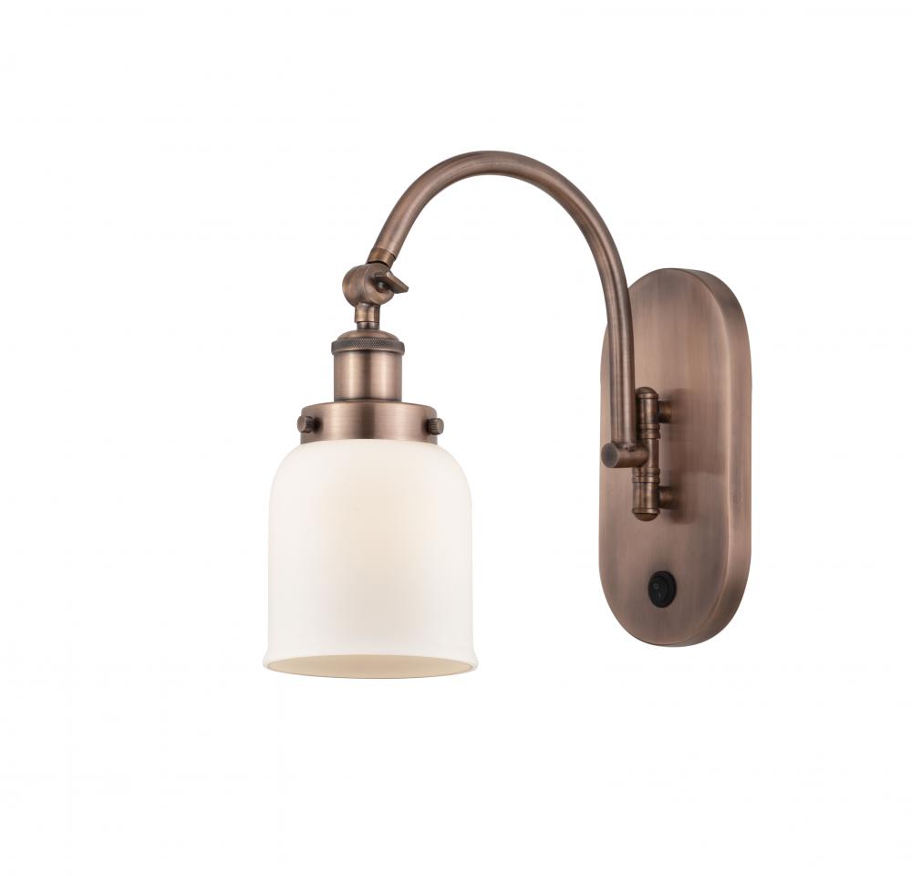 Bell - 1 Light - 5 inch - Antique Copper - Adjustable Swing Arm