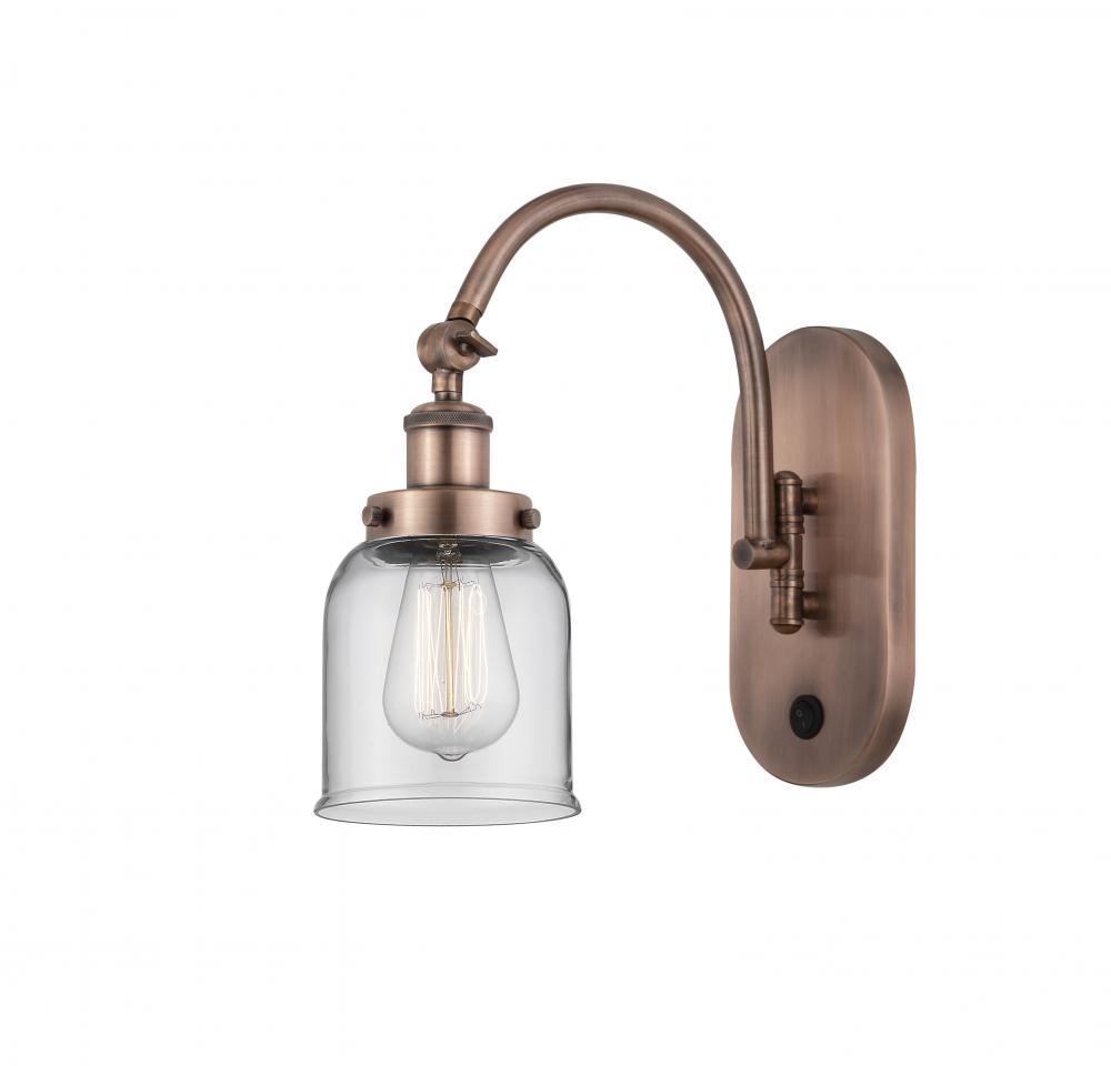 Bell - 1 Light - 5 inch - Antique Copper - Adjustable Swing Arm