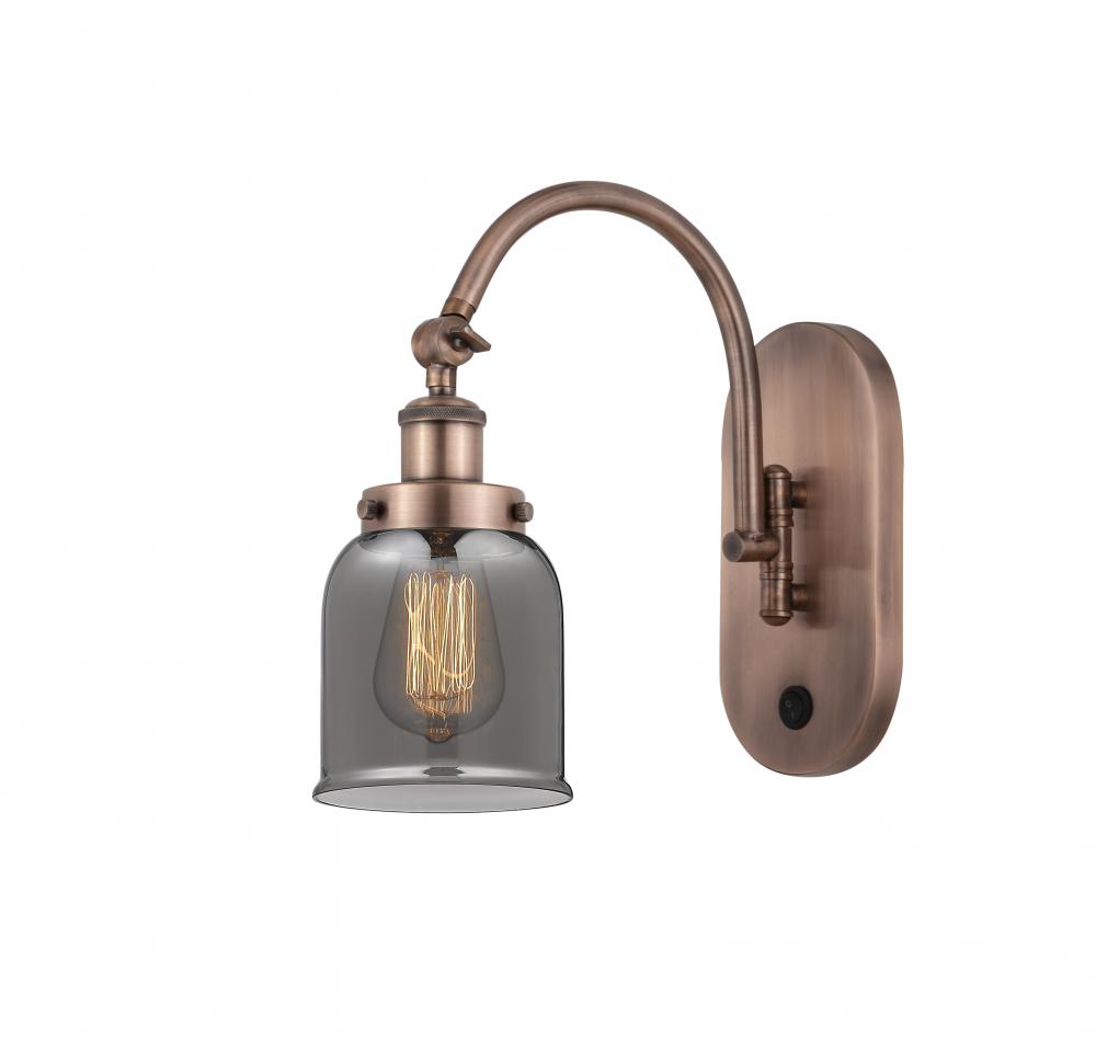 Bell - 1 Light - 5 inch - Antique Copper - Adjustable Swing Arm