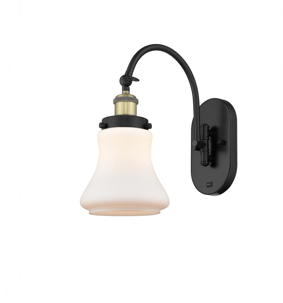 Bellmont - 1 Light - 7 inch - Black Antique Brass - Adjustable Swing Arm
