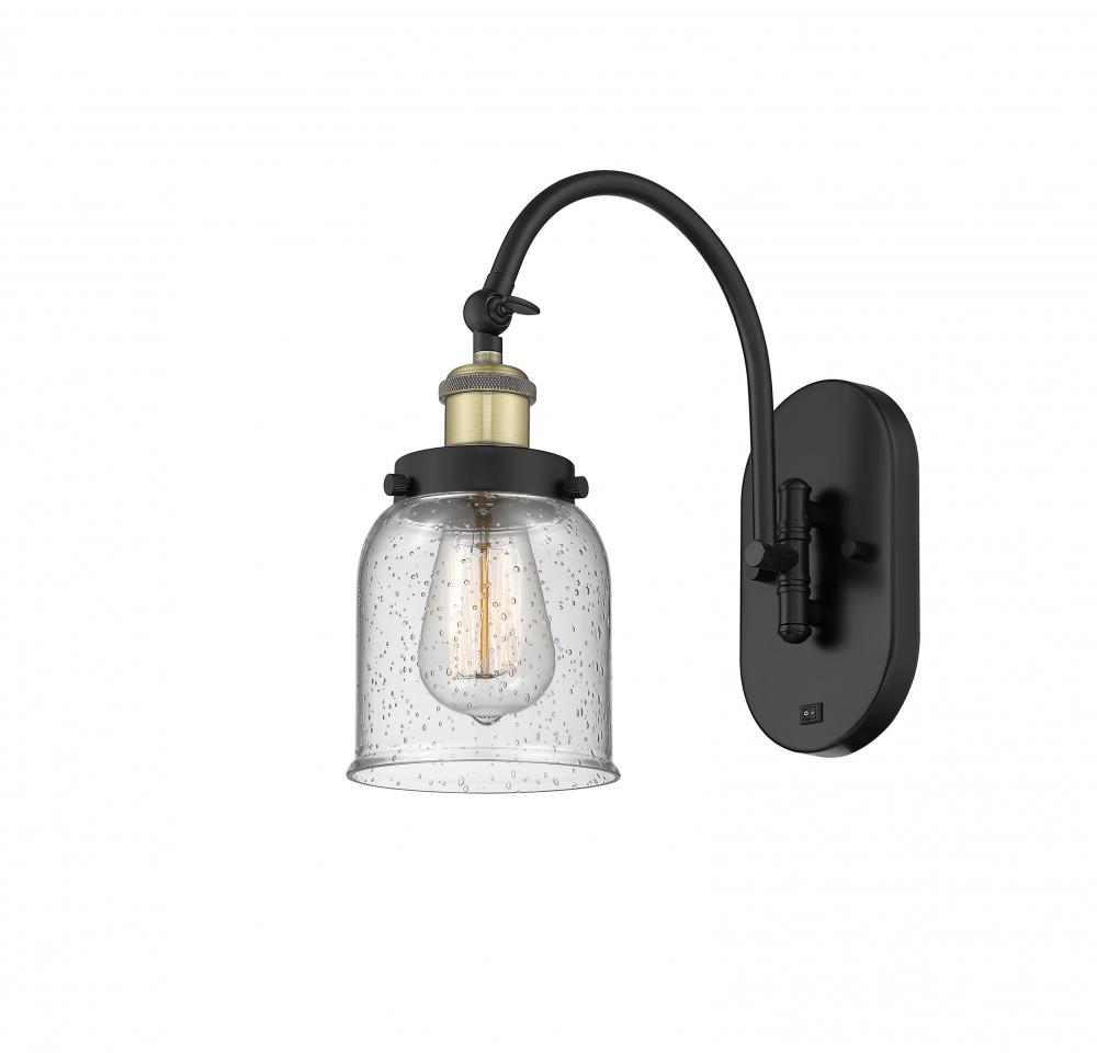 Bell - 1 Light - 5 inch - Black Antique Brass - Adjustable Swing Arm
