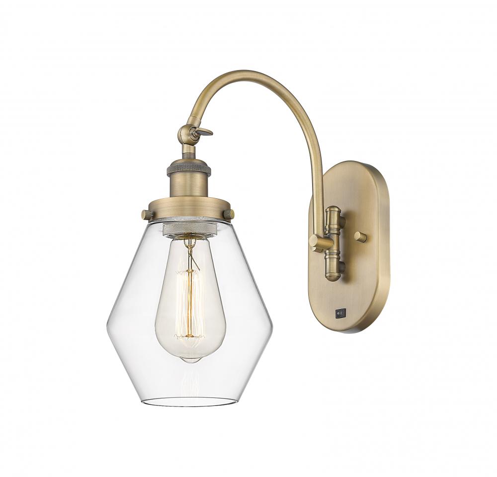 Cindyrella - 1 Light - 6 inch - Brushed Brass - Adjustable - Sconce