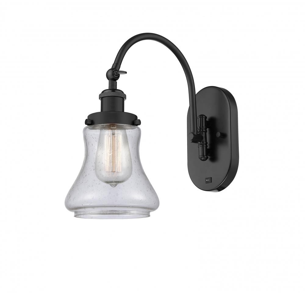 Bellmont - 1 Light - 7 inch - Matte Black - Adjustable Swing Arm