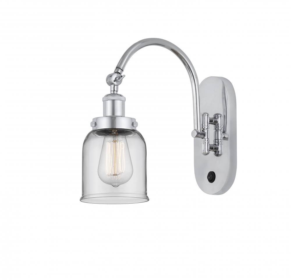 Bell - 1 Light - 5 inch - Polished Chrome - Adjustable Swing Arm