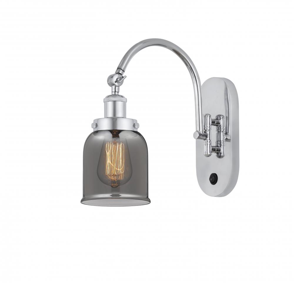 Bell - 1 Light - 5 inch - Polished Chrome - Adjustable Swing Arm