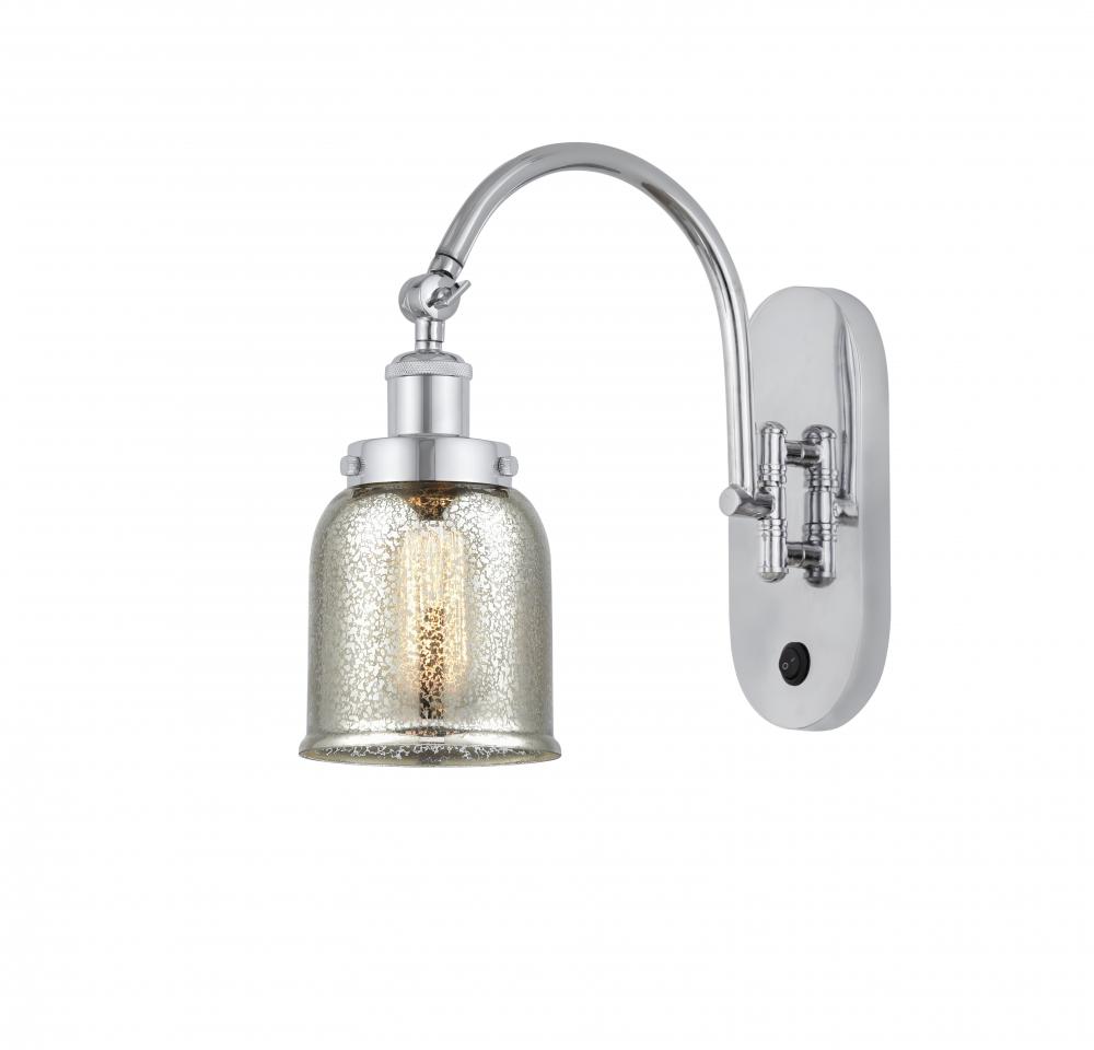 Bell - 1 Light - 5 inch - Polished Chrome - Adjustable Swing Arm