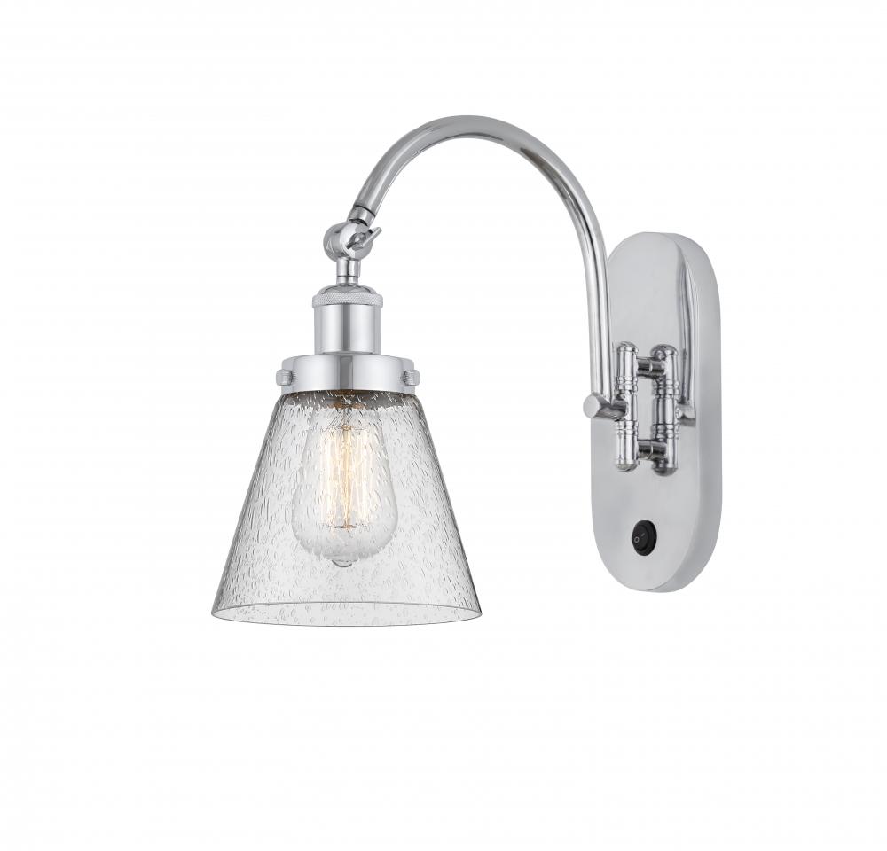 Cone - 1 Light - 6 inch - Polished Chrome - Adjustable Swing Arm